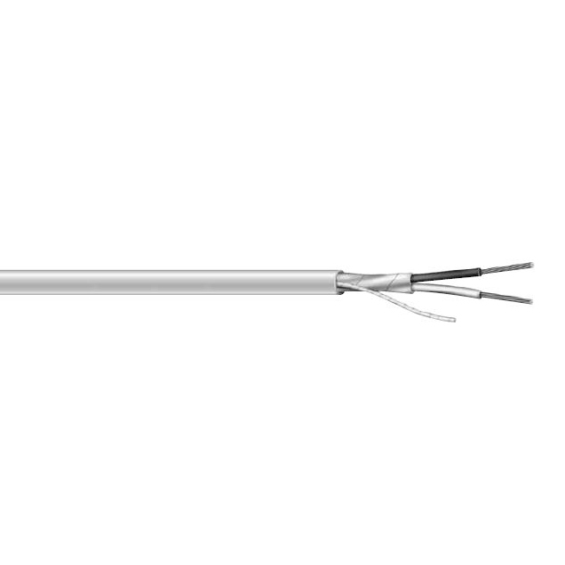 16 AWG Multi-Conductor Electronic Cable, 4 Conductor, Shielded, Natural