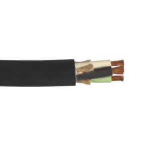 Type SOOW Portable Cord, 8 AWG, 65 Strand, 4C, CPE, Black