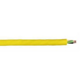 UL SJOOW Portable Cord, 14 AWG, 41 Strand, 3C, CPE, Yellow