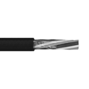 Tray Cable, 18 AWG, 2 Conductor, Unshielded, Black