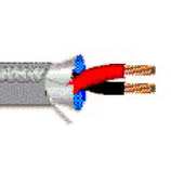 12 AWG Multi-Conductor Audio Cable, 2 Conductor, Shielded, Red, 5000FE