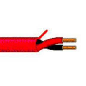 16 AWG Multi-Conductor Electronic Cable, 2 Conductor, Unshielded, Red, 5220UL