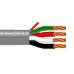 14 AWG Multi-Conductor Speaker Wire, 2 Conductor, Unshielded, Black, 6100UE