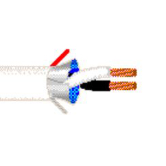 14 AWG Multi-Conductor Audio Cable, 2 Conductor, Shielded, Natural, 6100FE