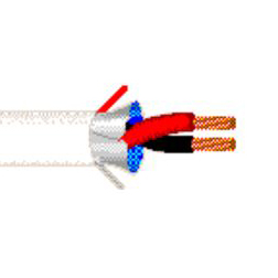 16 AWG Multi-Conductor Audio Cable, 2 Conductor, Shielded, Blue, 6200FE