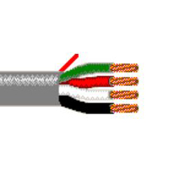 20 AWG Multi-Conductor Electronic Cable, 4 Conductor, Unshielded ...