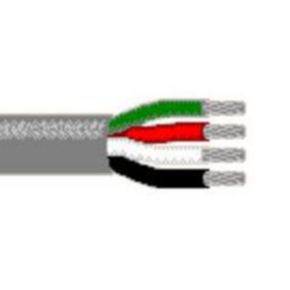16 AWG Multi-Conductor Electronic Cable, 4 Conductor, Unshielded, Chrome, 8620