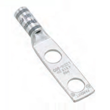 Uninsulated Lug, #1, Tinned Plated Copper, Green