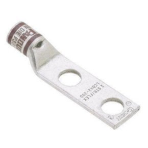 Uninsulated Lug, #8, Tinned Plated Copper, Red