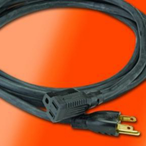 UL SJT Portable Cord, 16 AWG, 65 Strand, 3C, PVC, Black
