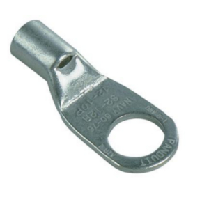 Uninsulated Lug, 1/0, 1.70", Tinned Plated Copper, Red
