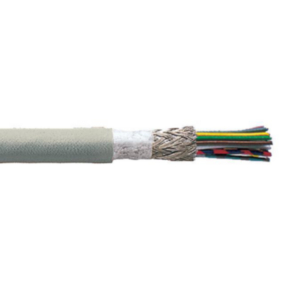 Continuous Flex Control Cable, 10 AWG, 4 ConductorUL 2587, Unshielded, Black