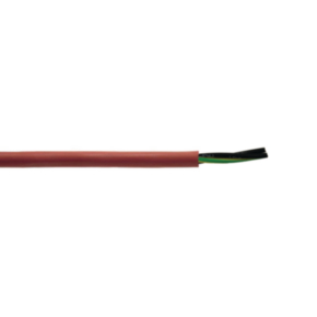 14 AWG, Multi-conductor Electronic Cable, 3 Conductor, Unshielded, Brown