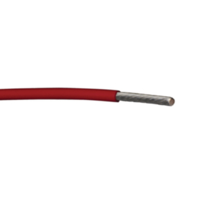 14 AWG, UL 10086 Lead Wire, 19 Strand, 150C, 600V, Tinned copper, ETFE, Red