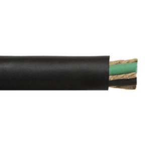 UL SJOOW Portable Cord, 12 AWG, 65 Strand, 4C, CPE, Black