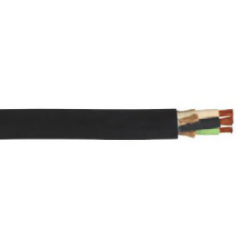 UL SOOW Portable Cord, 4 AWG, 4C, CPE, Black