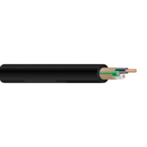 Type SOOW Portable Cord, 14 AWG, 41 Strand, 4C, CPE, Black