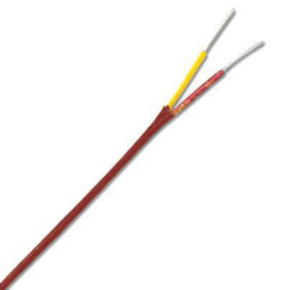 Type K Thermocouple Grade Wire, 24 AWG, 2C, Solid, PVC Insulation, PVC Jacket, Brown