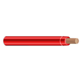 1 AWG UL THHN Building Wire, Bare copper, 19 Strand, PVC, 600V, Red