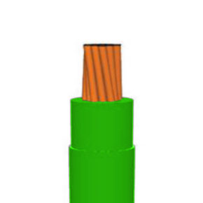 12 AWG UL THHN Building Wire, Bare copper, 19 Strand, PVC, 600V, Green