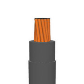 12 AWG UL THHN Building Wire, Bare copper, 19 Strand, PVC, 600V, Gray