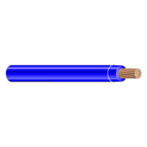 14 AWG UL THHN Building Wire, Bare copper, 19 Strand, PVC, 600V, Blue