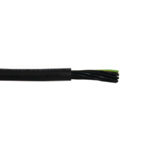 Tray Cable, 16 AWG, 4 Conductor, Unshielded, Black