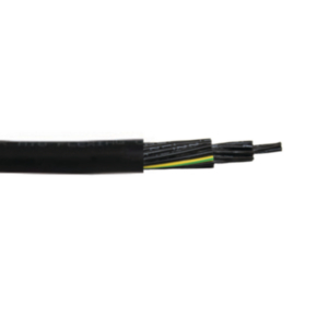Tray Cable, 16 AWG, 25 Conductor, Unshielded, Black