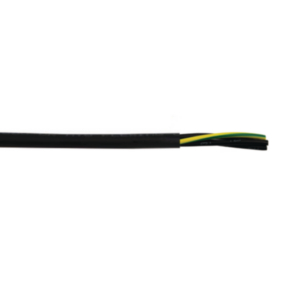Tray Cable, 16 AWG, 4 Conductor, Unshielded, Black