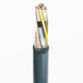 Type SHD-GC Mining Cable, 2 AWG, 3 Conductor, 2kV, Black