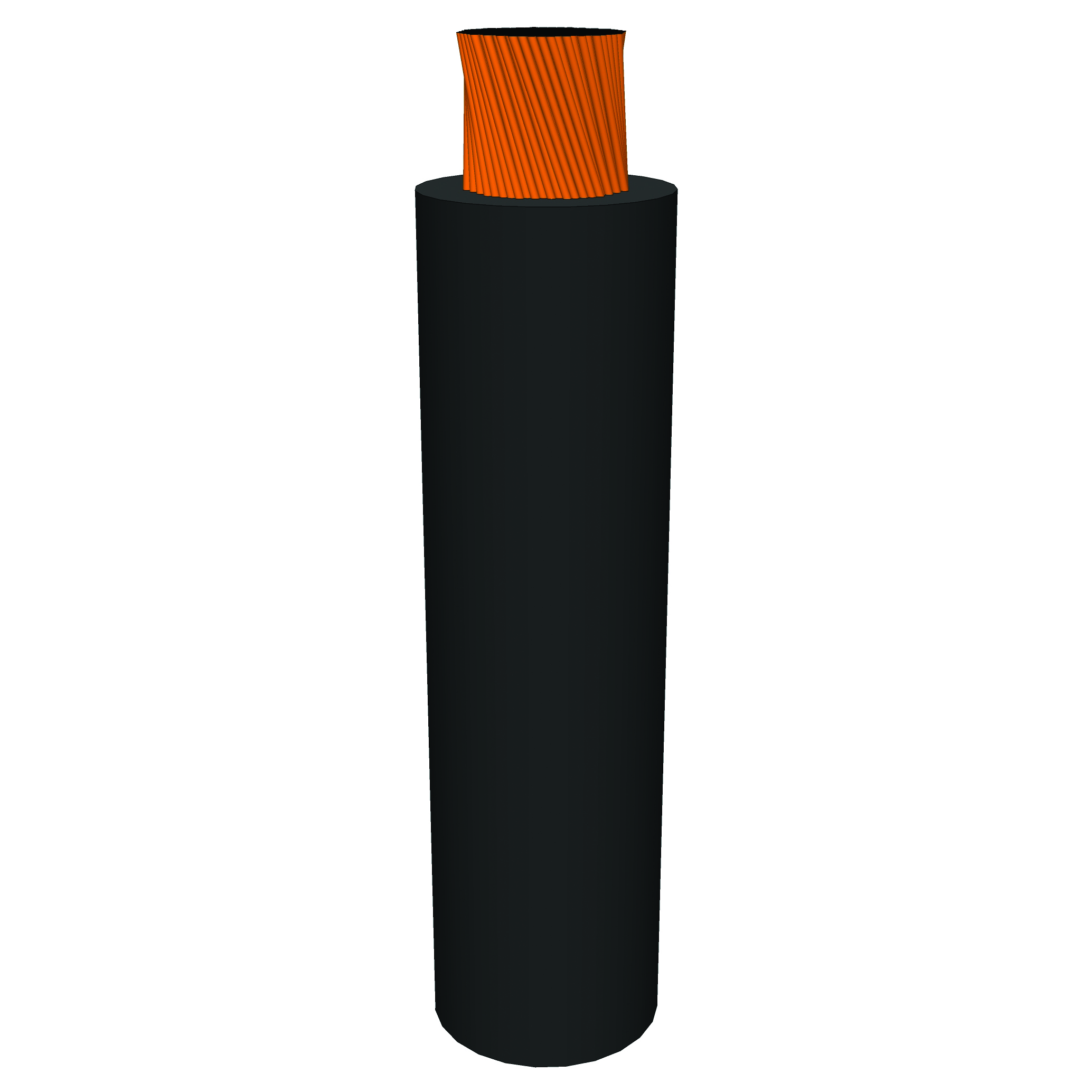 1 AWG, UL 3311 Lead Wire, 836 Strand, 90C, 600V, EPDM, Black