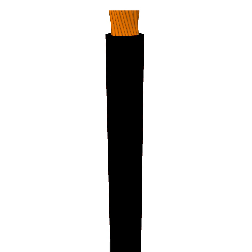 1 AWG, UL 1284 Lead Wire, 259 Strand, 105C, 1kV, PVC, Black