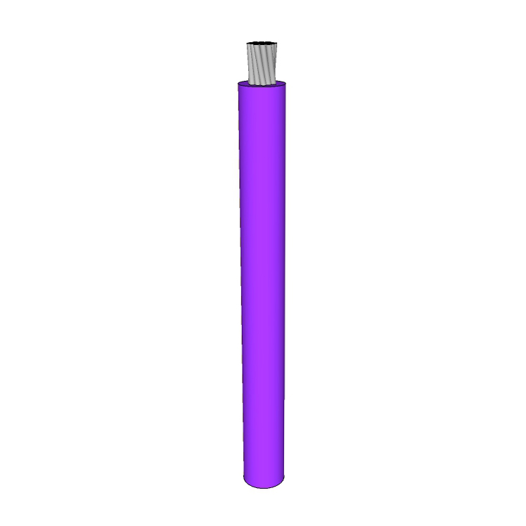 14 AWG, UL 11028 Lead Wire, 41 Strand, 105C, 600V, Purple, SpaceMaker