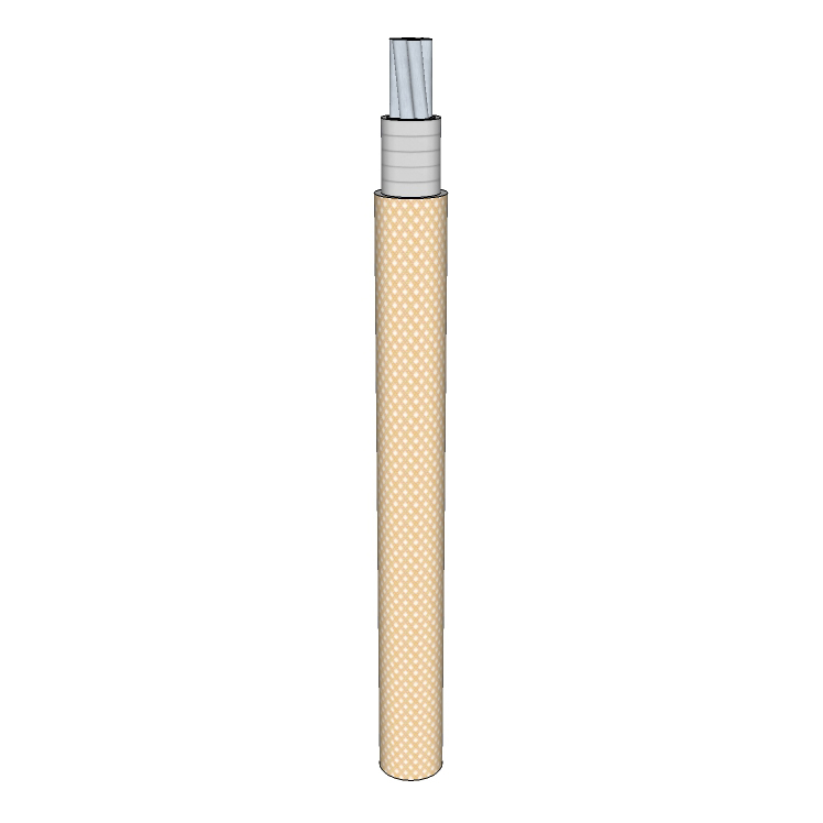 12 AWG, UL 5335 Lead Wire, 65 Strand, 450C, 600V, Nickel clad copper, MICA TAPE, Natural