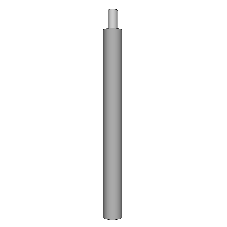 16 AWG, UL 1015 Lead Wire, 1 Strand, 105C, 600V, PVC, Gray