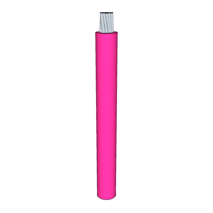14 AWG, UL 3173 Lead Wire, 41 Strand, 125C, 600V, Tinned copper, XLPE, Pink