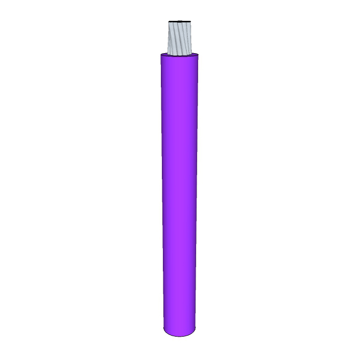 10 AWG, UL 3173 Lead Wire, 105 Strand, 125C, 600V, XLPE, Violet