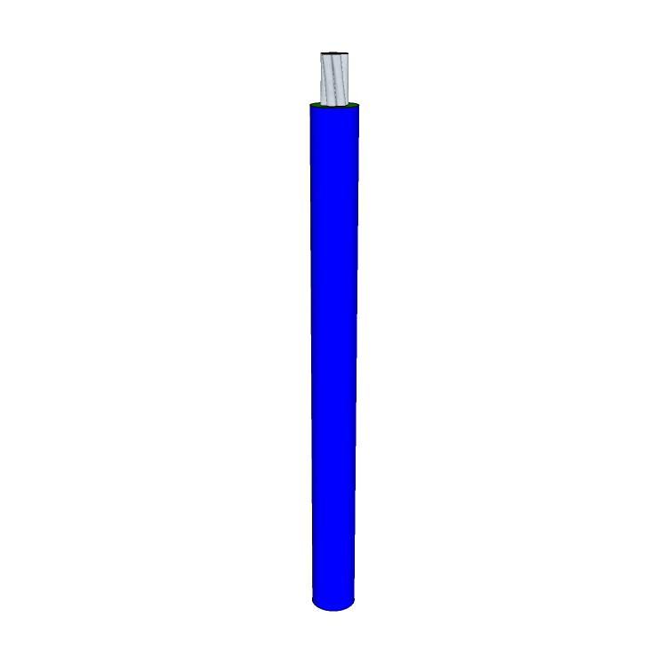 16 AWG, UL 3135 Lead Wire, 7 Strand, 600V, Tinned copper, SILICONE, Blue