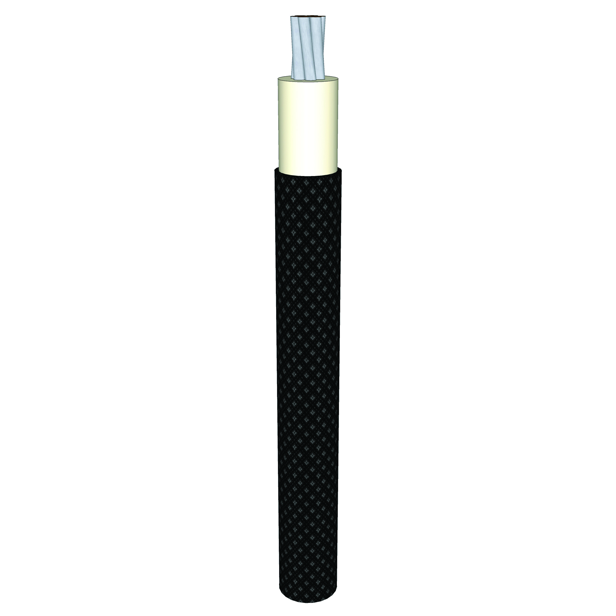 10 AWG, UL 3075 Lead Wire, 19 Strand, 200C, 600V, Tinned copper, SILICONE, Black
