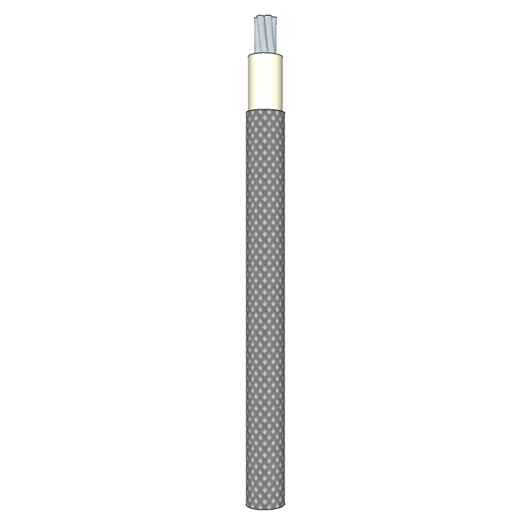 16 AWG, UL 3071 Lead Wire, 7 Strand, 200C, 600V, Tinned copper, SILICONE, Gray