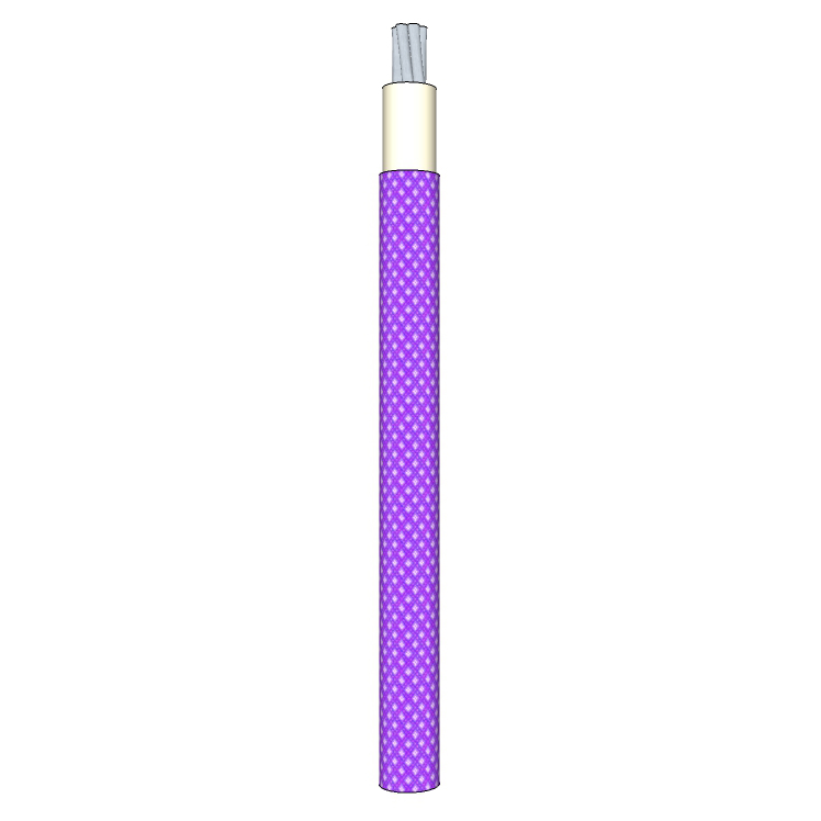 14 AWG, UL 3071 Lead Wire, 7 Strand, 200C, 600V, SILICONE, Violet